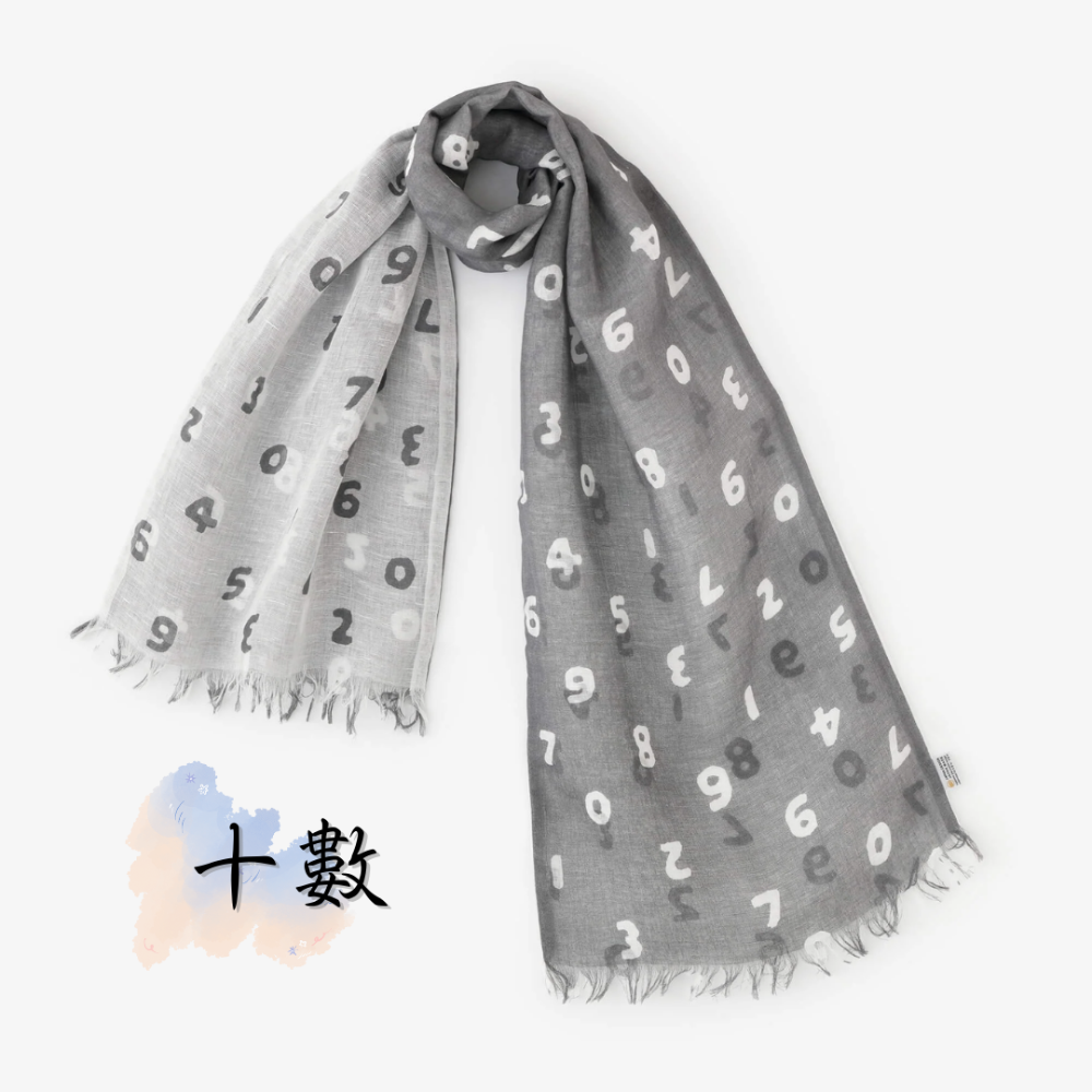 【預購】SOUSOU 棉麻混紡雙面圍巾 兩用圍巾 空調披肩 圍脖 絲巾♡萌獸動物園♡-規格圖11