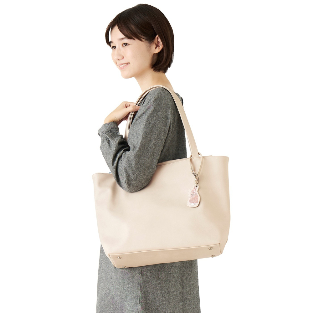 【現貨】FELISSIMO×YOU+MORE 手繪小兔托特包 肩背包 側背包♡萌獸動物園♡-細節圖8