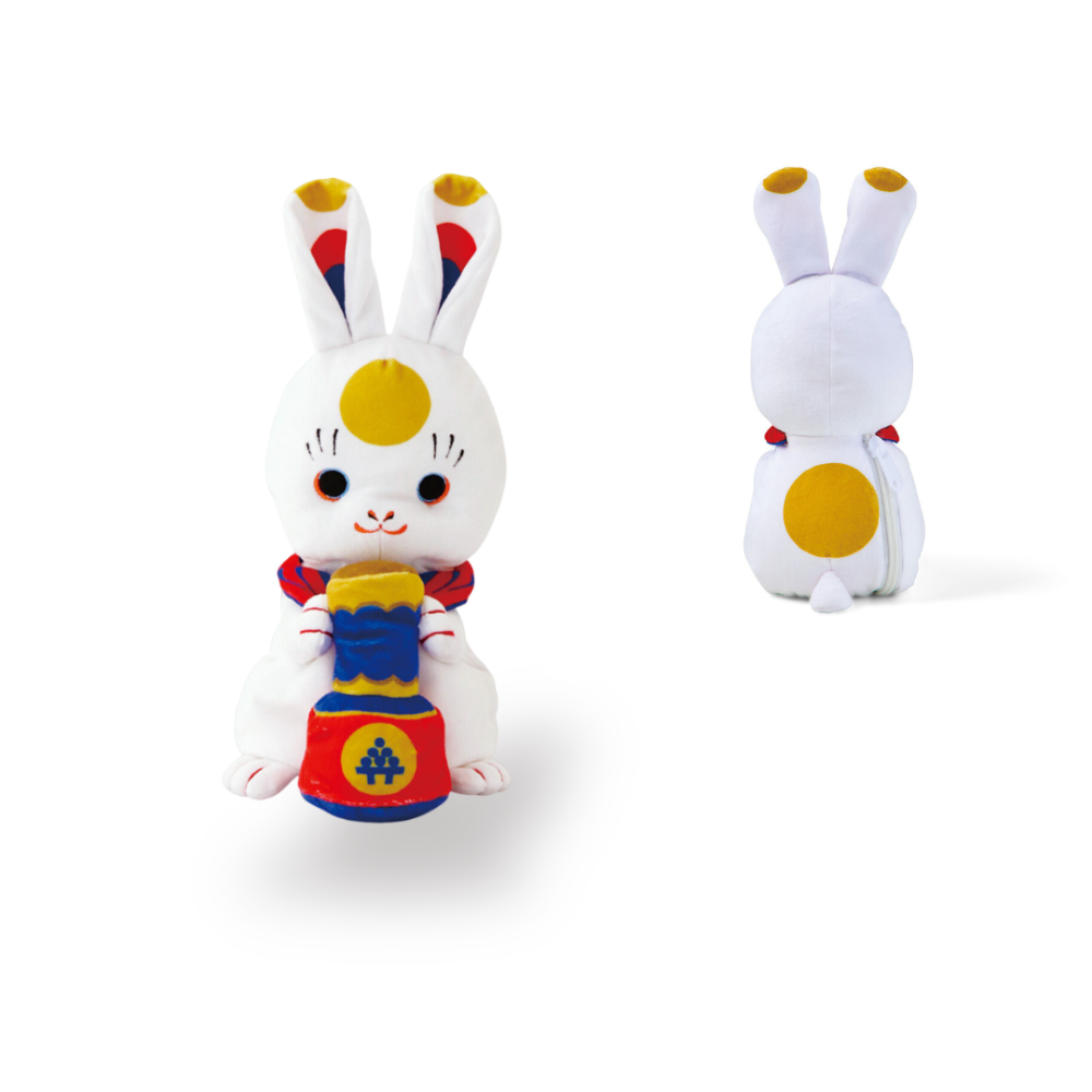 【現貨】FELISSIMO×博物館部 月亮變身小動物毛絨布偶 日本月兔 南歐螃蟹 南美驢子 ♡萌獸動物園♡-規格圖9