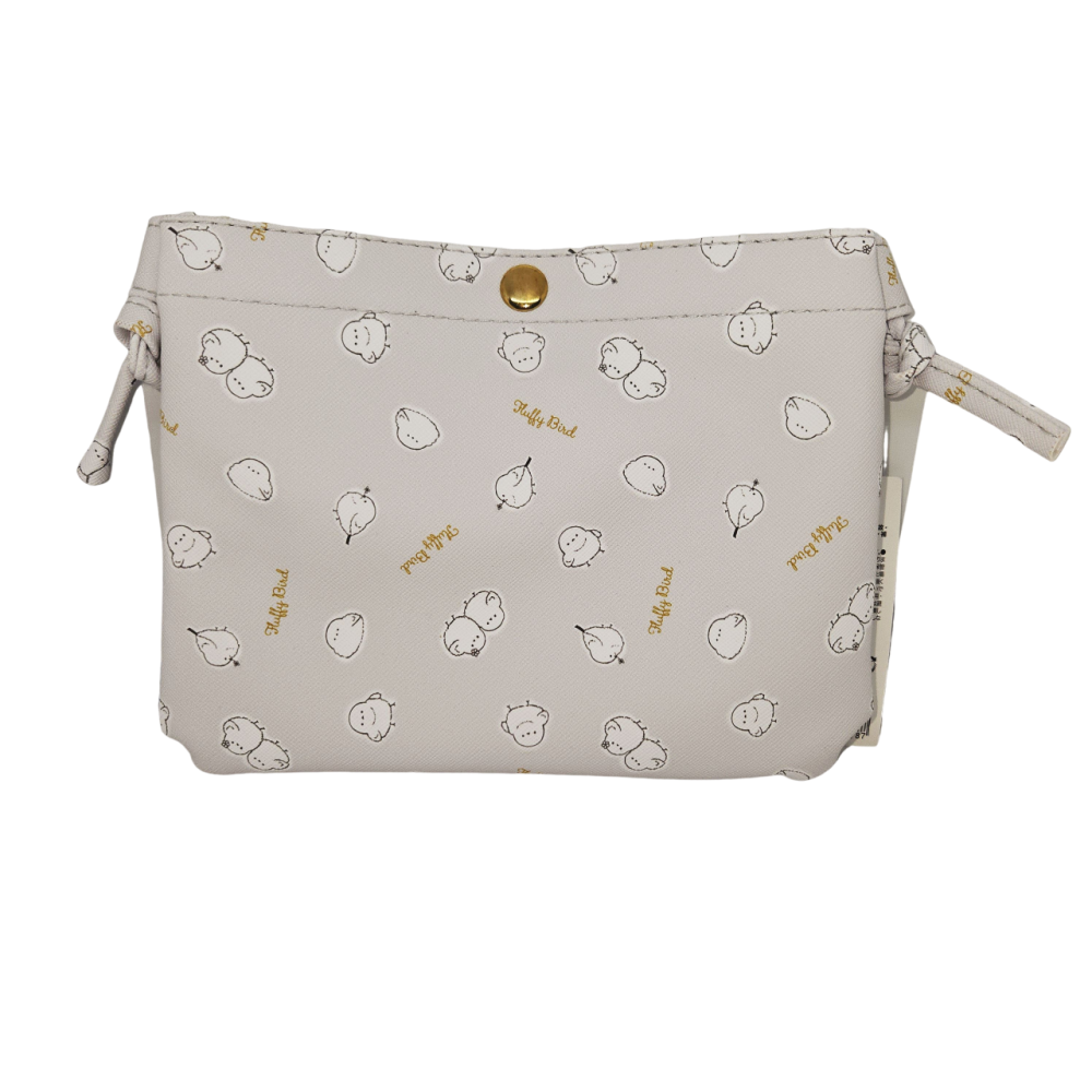 【現貨】illusie300 粉嫩長尾山雀收納包 零錢包 側揹包 手機包 袋中袋 午休袋♡萌獸動物園♡-細節圖2