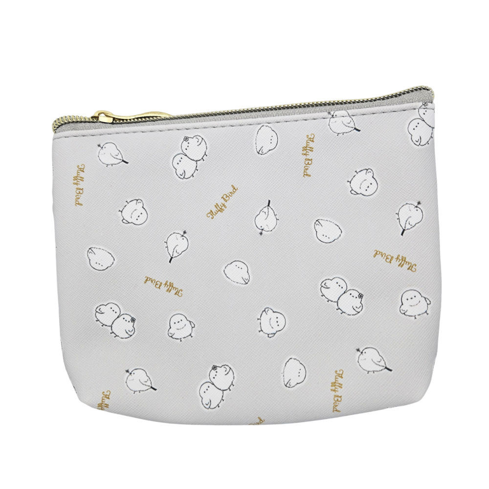 【現貨】illusie300 粉嫩長尾山雀收納包 零錢包 側揹包 手機包 袋中袋 午休袋♡萌獸動物園♡-細節圖5