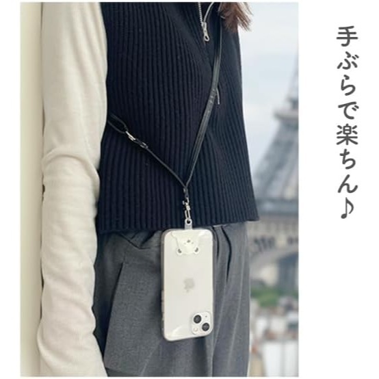 【現貨】illusie300 一組4入可愛動物造型手機掛繩墊片 北極熊 長尾山雀 固定片 吊繩掛片 夾片 無黏貼-細節圖8