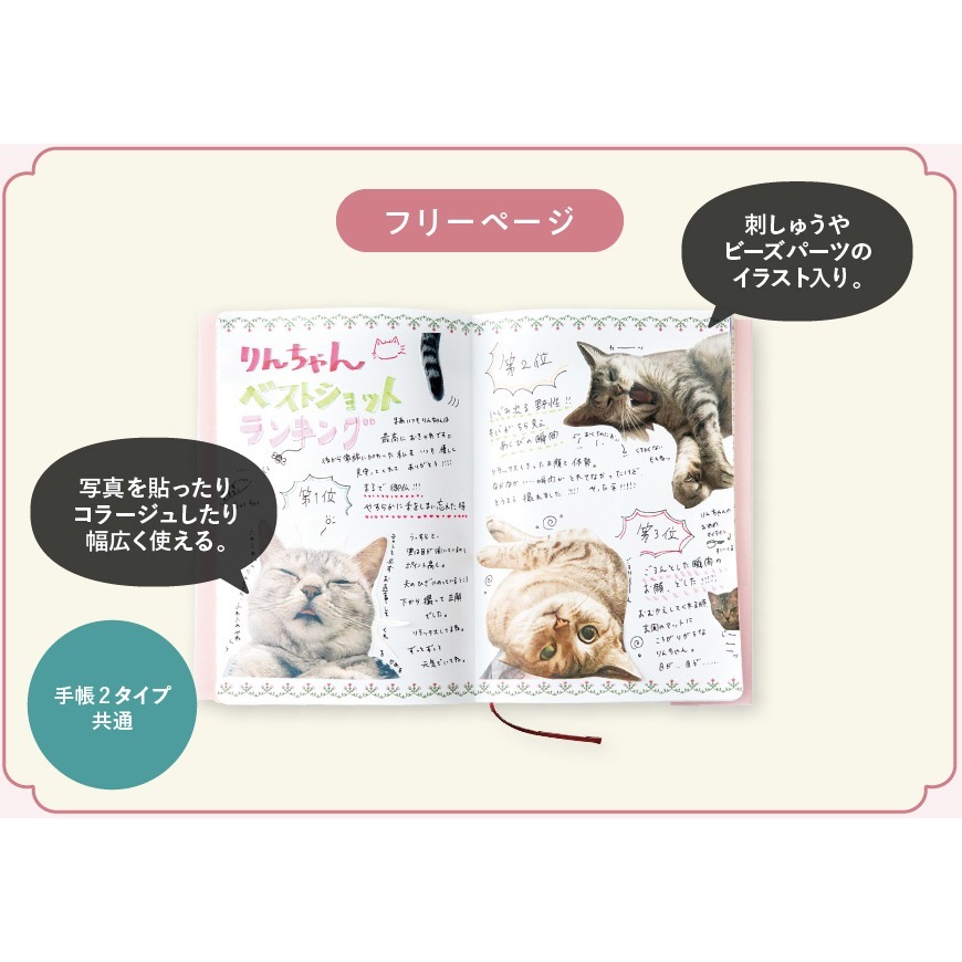 【現貨】FELISSIMO 珍藏 2026 A5手帳 記事本 筆記本 手札 行事曆 日程表♡萌獸動物園♡-細節圖10