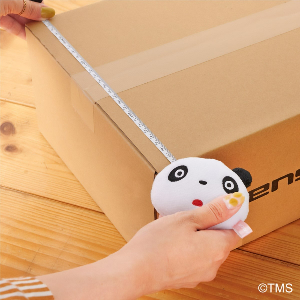 【現貨】橡子共和國  熊貓家族 小熊貓胖胖絨毛娃娃造型捲尺 布尺 軟尺 量尺 宮崎駿 吉卜力 ♡萌獸動物園♡-細節圖2