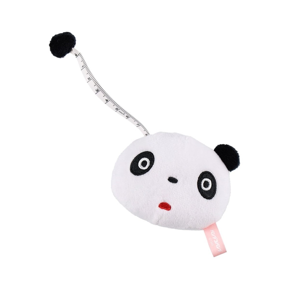 【現貨】橡子共和國  熊貓家族 小熊貓胖胖絨毛娃娃造型捲尺 布尺 軟尺 量尺 宮崎駿 吉卜力 ♡萌獸動物園♡-細節圖4