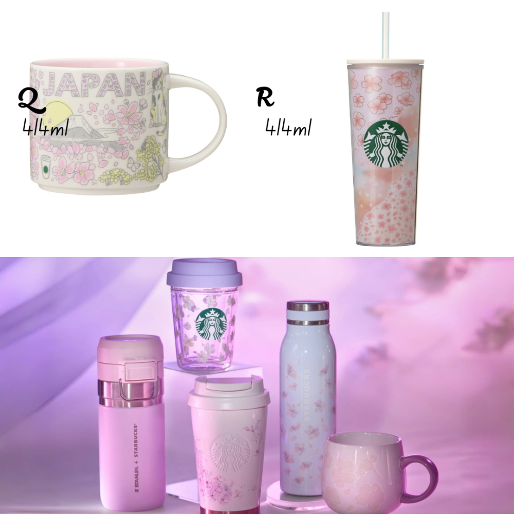 【預購】日本星巴克2025櫻花杯 保溫杯 隨行杯 馬克杯 冷水瓶 保溫瓶♡萌獸動物園♡-細節圖6
