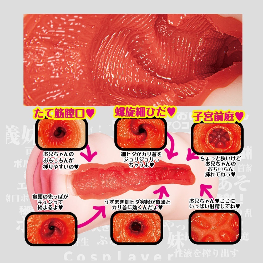 NPG 想和喜歡可愛Cosplay的女友妹妹一起嘗試 七澤美亞 男用飛機杯 情趣玩具 日本女優名器 真人倒模飛機杯-細節圖4
