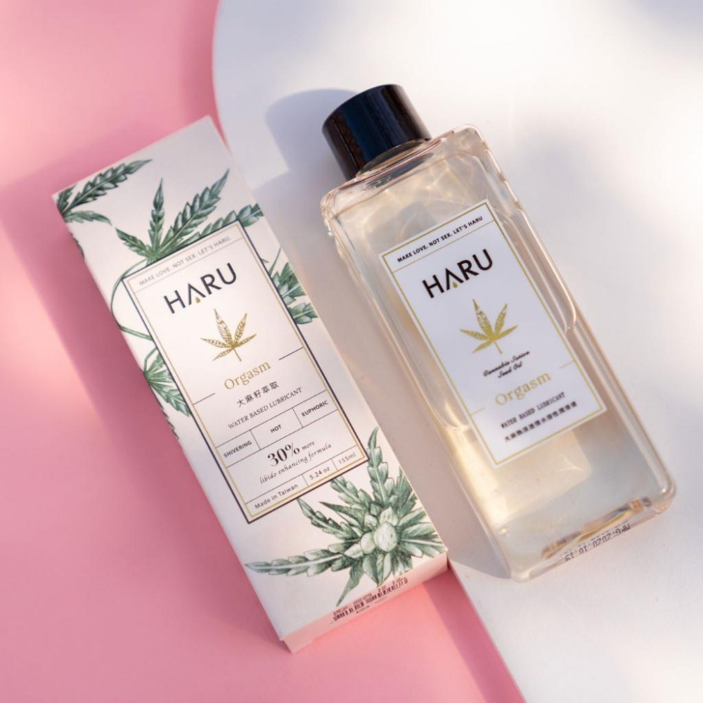 HARU ORGASM 大麻籽浪迷情熱感潤滑液 155ml 熱感水性潤滑液  大麻籽萃取 Tidal.潮汐情趣-細節圖2