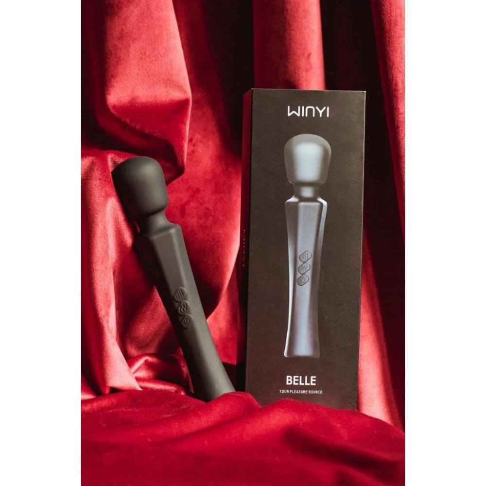 WINYI 黑精靈多功能按摩棒 20頻強震電動AV棒 電動按摩棒 原廠公司貨 女性自慰棒 情趣玩具 Tidal.潮汐情趣-細節圖2