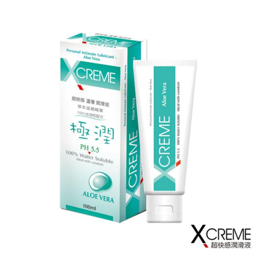 X-CREME 超快感水溶性草本潤滑液系列 蘆薈潤滑液100ml 成人潤滑液 潤滑劑 情趣用品 Tidal.潮汐情趣