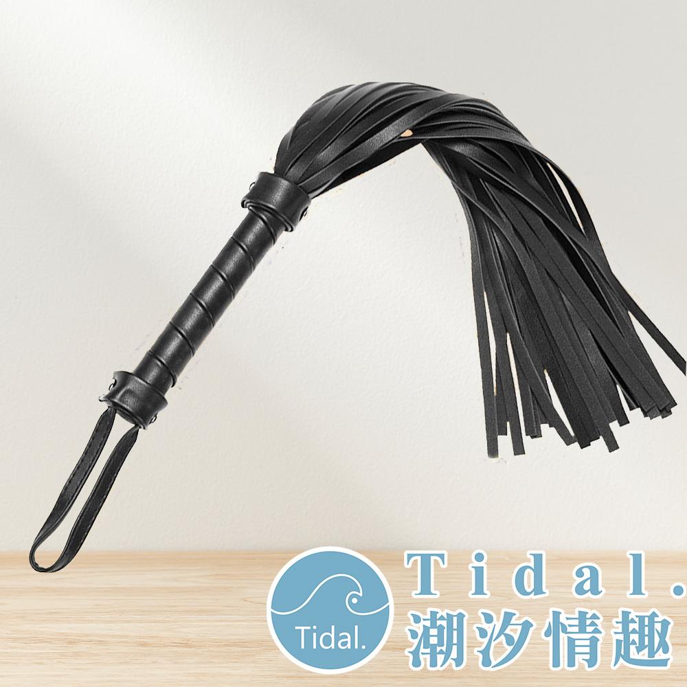SM調教鞭 黑煞女王鞭 皮革散鞭  BDSM 情趣用品 特殊調情 束縛玩具  調教 綑綁 情趣皮鞭 Tidal.潮汐情趣-細節圖2