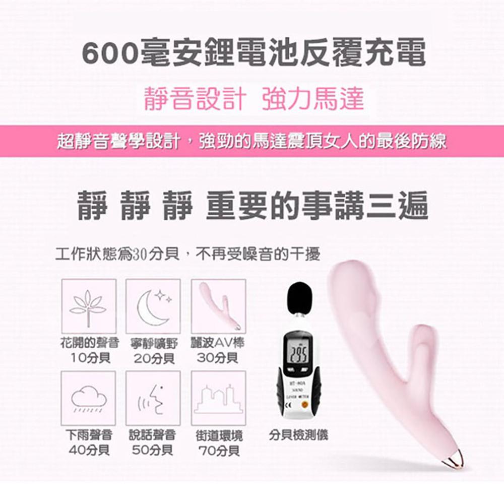 LiBo萌寵小鹿 鹿頂記系列8變頻G點按摩棒 智能版 USB充電 震動按摩棒 靜音防水 陰蒂按摩棒 Tidal.潮汐情趣-細節圖6