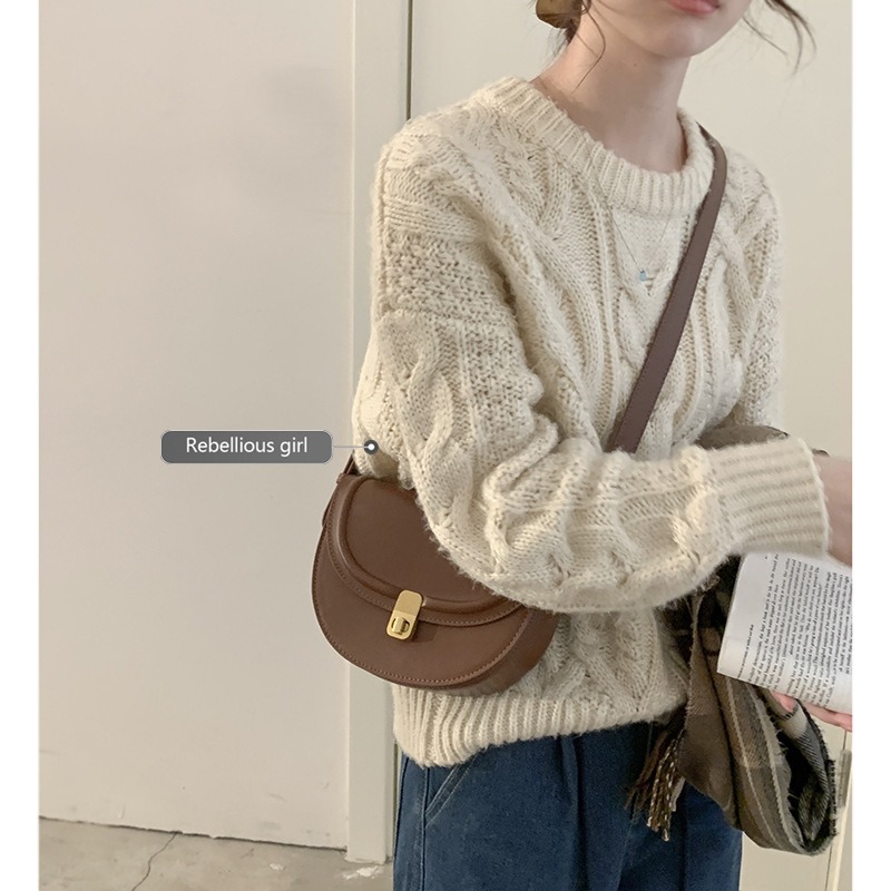 【TIDE.EF】月牙包 包包 餃子包 單肩包 側背包 肩背包 斜背包 半月包 包包女 手機包-細節圖2