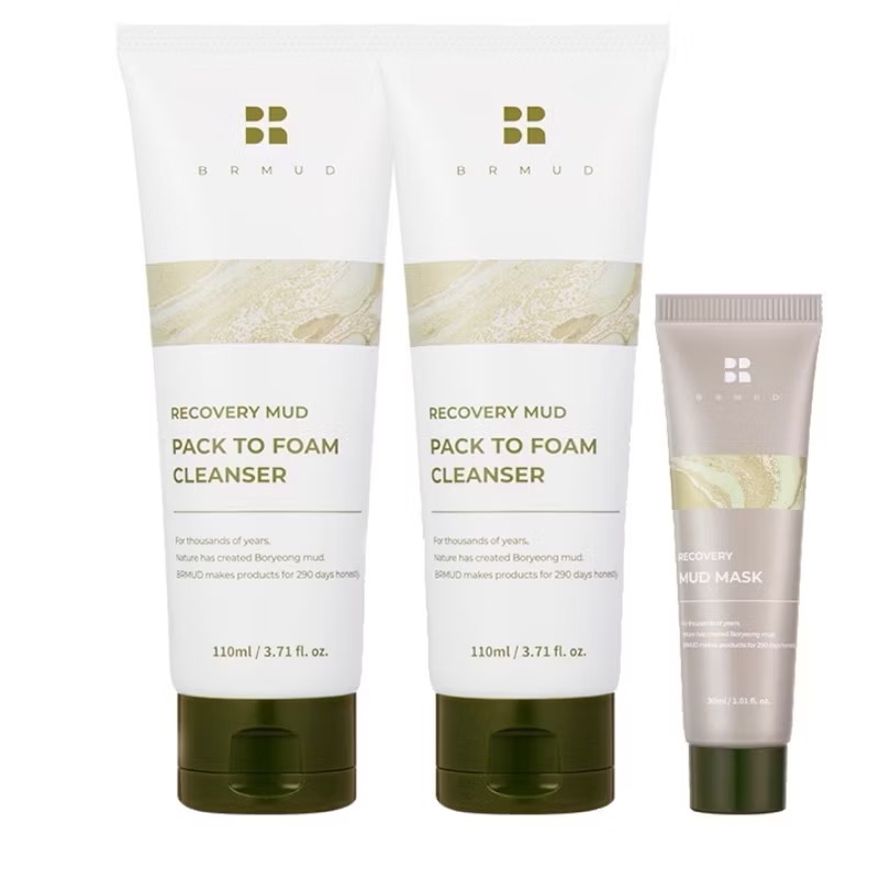 洗面乳兩條（套盒（