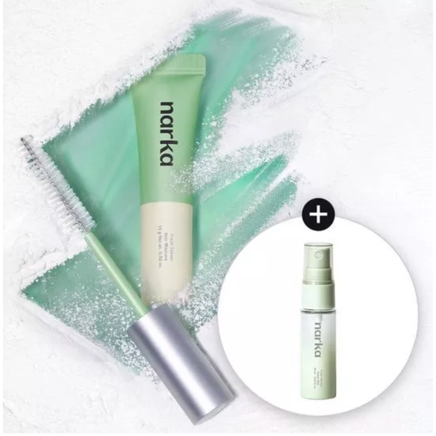 ✈韓國代購 Narka 告別條碼劉海 清新油脂睫毛膏+無油脂噴霧-細節圖2