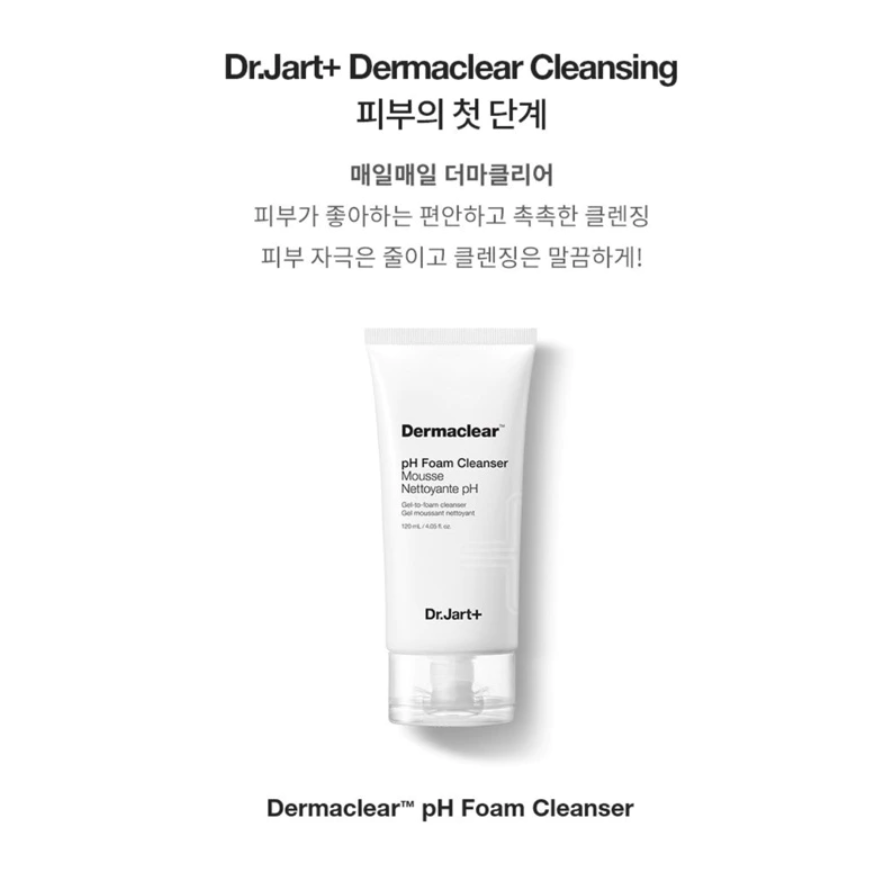 ✈韓國代購 Dr.Jart+ DERMACLEAR™ 微泡沫洗面乳 120ml-細節圖4