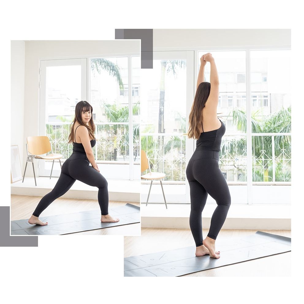 【桃尻MOMOSIRI】 萊卡高彈瑜珈褲 九分褲 無尷尬線 瑜珈褲 運動緊身褲 彈力褲 健身褲 跑步 健身 重訓-細節圖6