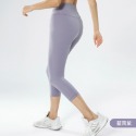 【桃尻MOMOSIRI】七分褲 高腰瑜珈褲 無尷尬線 運動緊身褲 休閒內搭褲 健身褲 緊身褲 運動褲 跑步健身 重訓褲-規格圖4