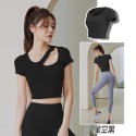 【桃尻MOMOSIRI】BRATOP 帶胸墊運動上衣 運動內衣 瑜珈上衣 健身 運動 普拉提斯 瑜珈 休閒上衣-規格圖5