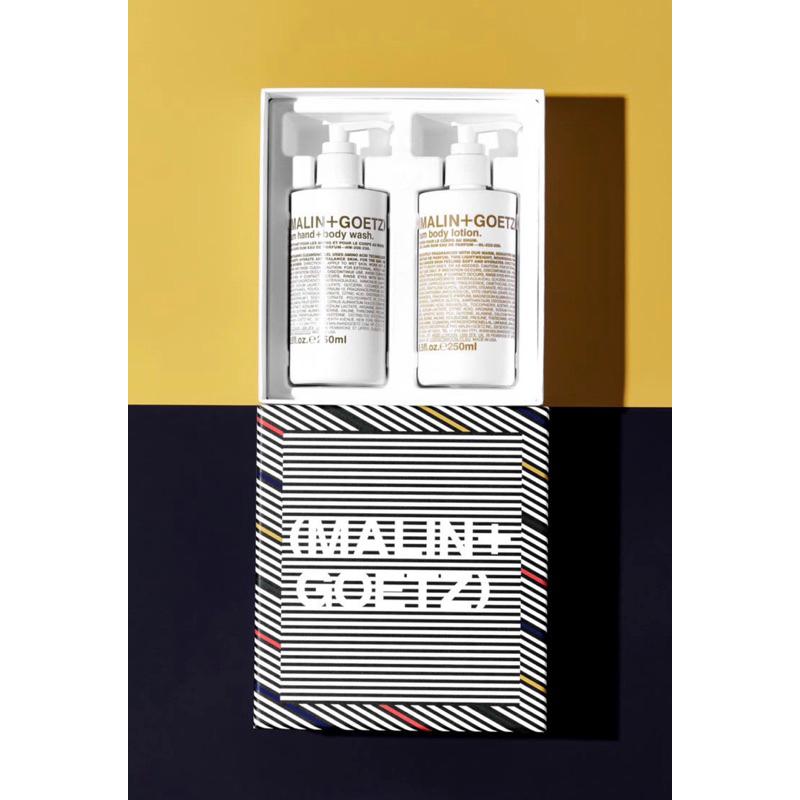 現貨 美國Malin+Goetz 好事成雙禮盒蘭姆酒 沐浴乳潔膚露250ml 身體乳液body wash套裝洗手液洗手乳-細節圖5