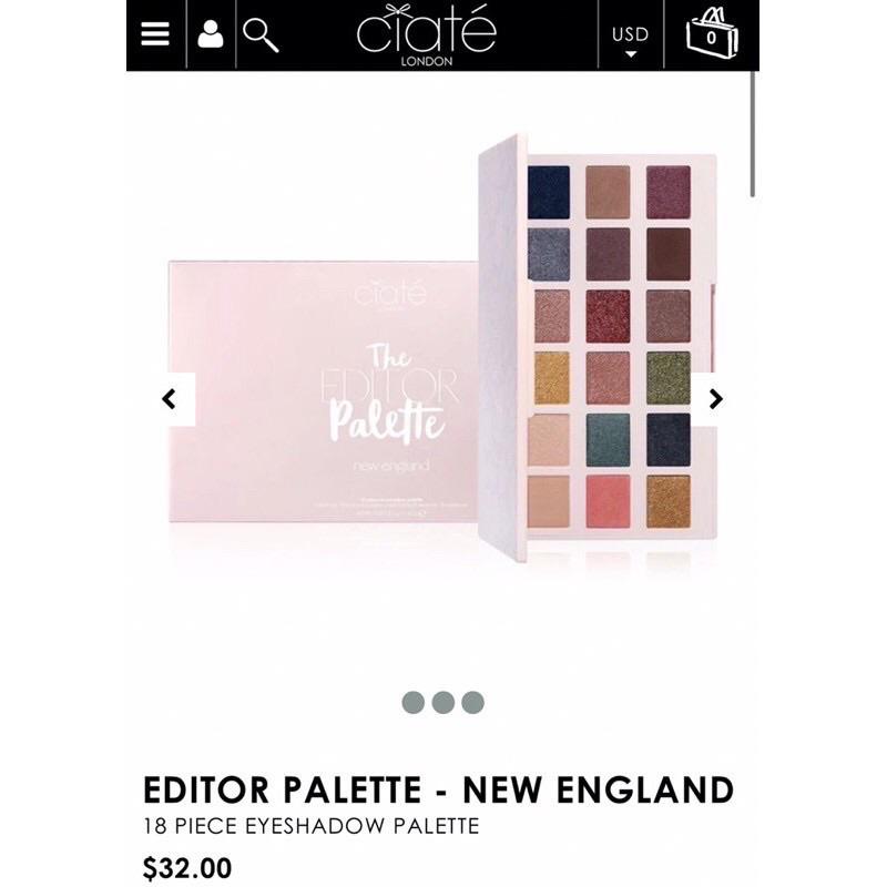 現貨 英國🇬🇧品牌Ciate London新英格蘭18色眼影盤editor palette New England煙燻-細節圖4