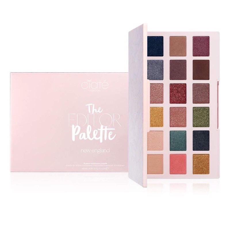 現貨 英國🇬🇧品牌Ciate London新英格蘭18色眼影盤editor palette New England煙燻-細節圖5