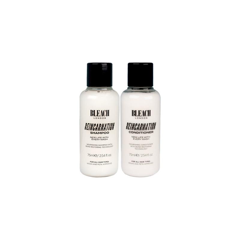 英國🇬🇧Bleach London Reincarnation深層修護洗髮乳潤髮乳一組 旅行裝75ML體驗裝護髮-細節圖2