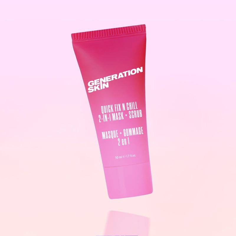 現貨generation skin高嶺土臉部去角質去死皮磨砂膏Quick Fix N Chill Mask Scrub-細節圖4