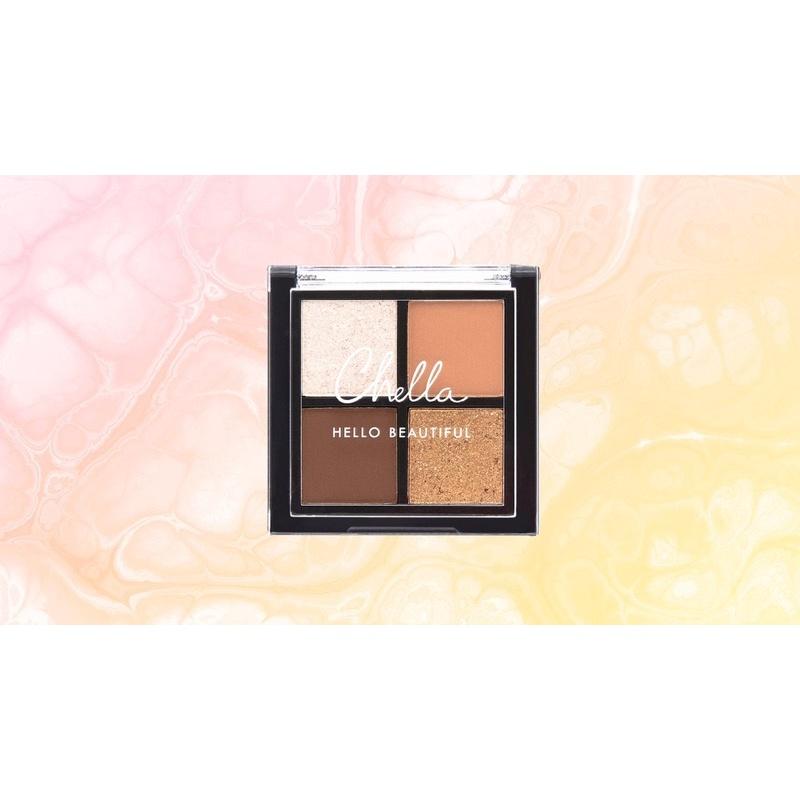 現貨 美國🇺🇸 Chella La Vie Eyeshadow Quad旅行裝大地色百搭閃片眼影四色-細節圖4