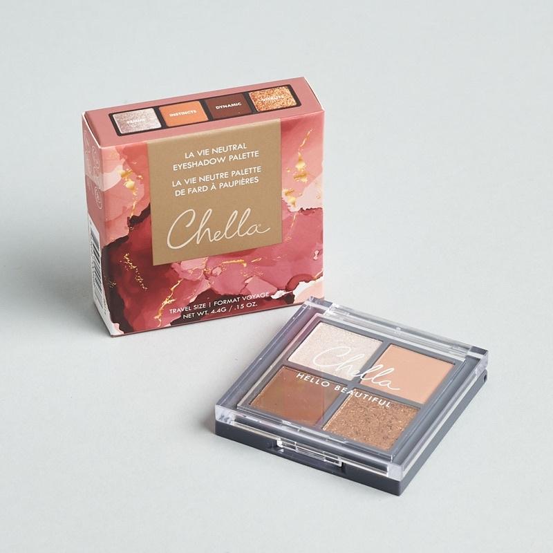 現貨 美國🇺🇸 Chella La Vie Eyeshadow Quad旅行裝大地色百搭閃片眼影四色-細節圖5