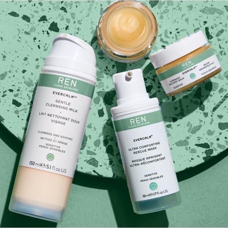 現貨 美國🇺🇸REN Evercalm水嫩舒緩急救面膜50ml水潤保濕鎮定保護屏障密集補水resuce-細節圖6