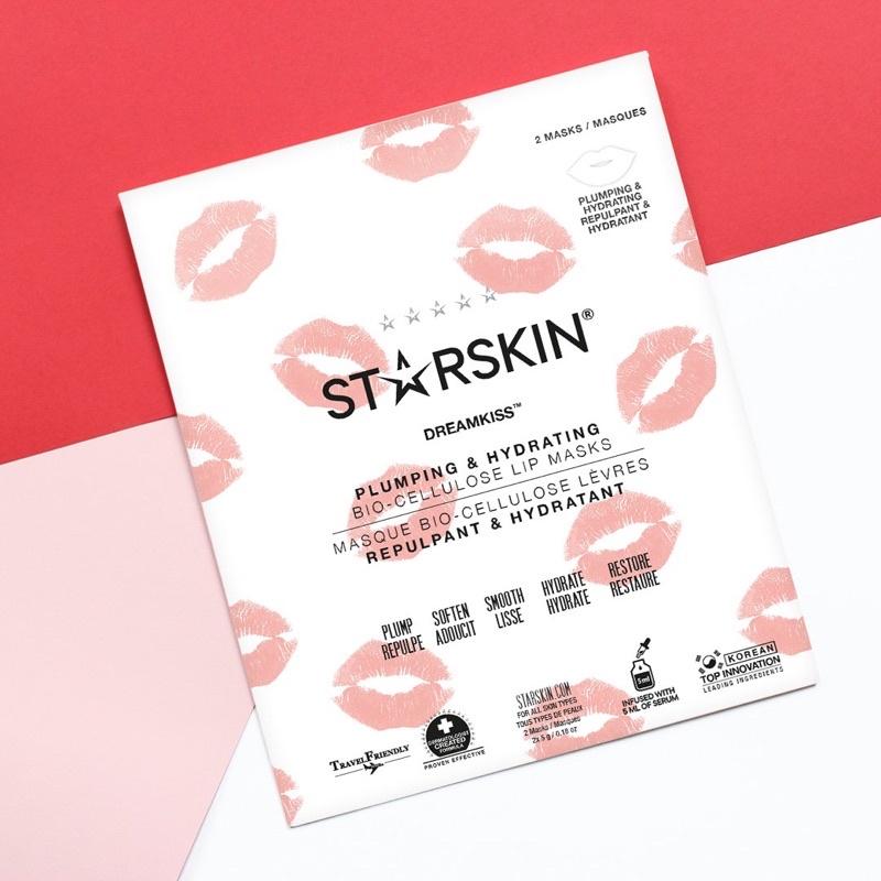 現貨 英國🇬🇧STARSKIN DREAMKISS™豐盈保濕生物纖維素唇膜面膜單袋裝-細節圖2