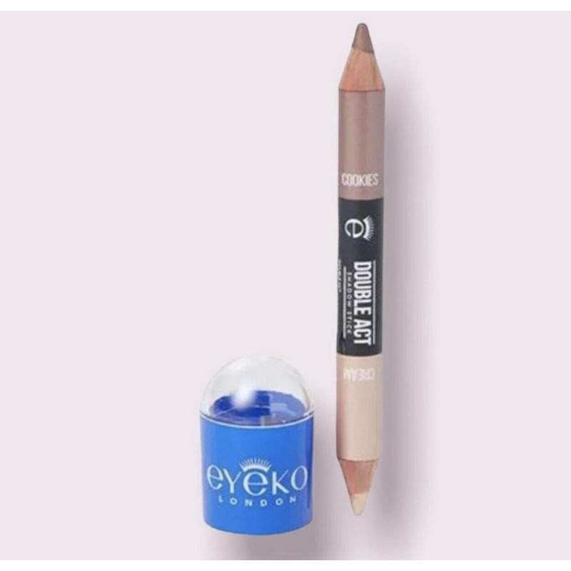 現貨Eyeko London Double Act 陰影棒雙頭打亮眼影棒筆dawn dusk 彩妝筆立體眼線筆陰影-細節圖5