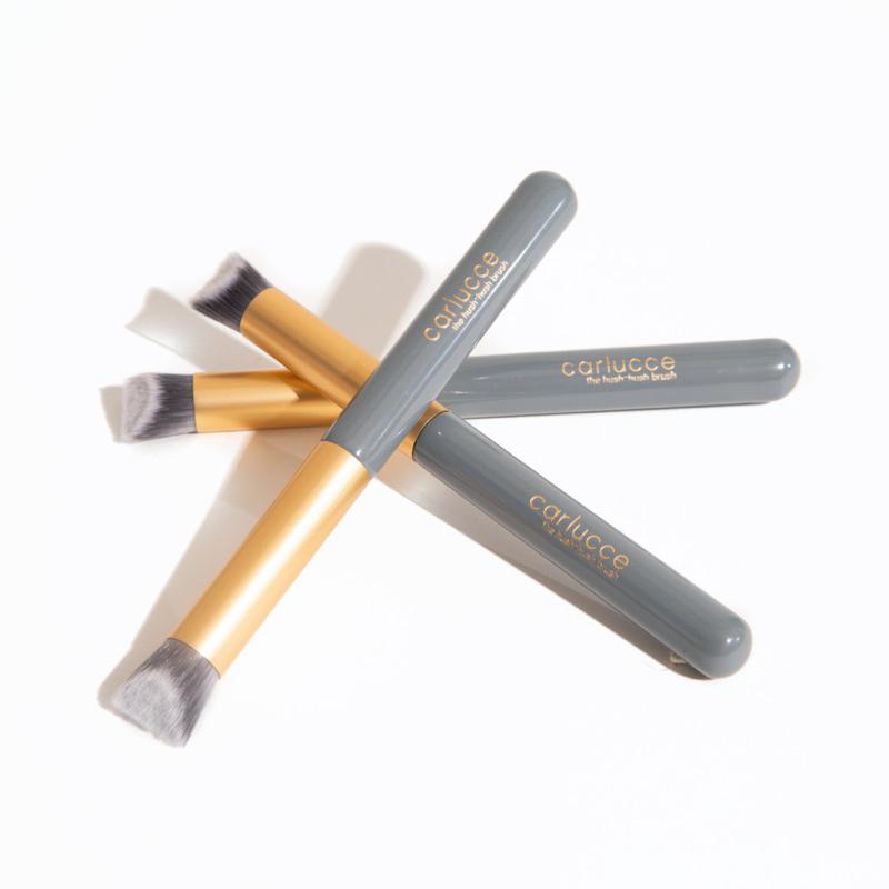 現貨 美國Carlucce刷子化妝刷兩隻組合超值套裝粉底刷底妝刷眼影刷遮瑕刷具-細節圖5