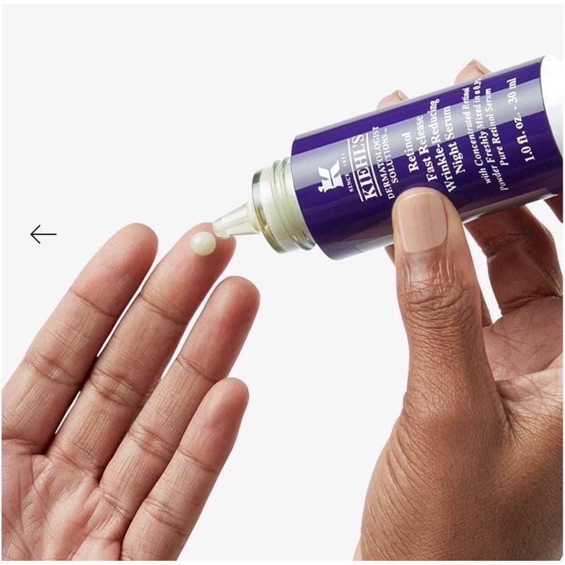 英國代購現貨 Kiehls 0.3 A醇活性精華新生瞬效28ml retinol night kiehl’s契爾氏-細節圖3