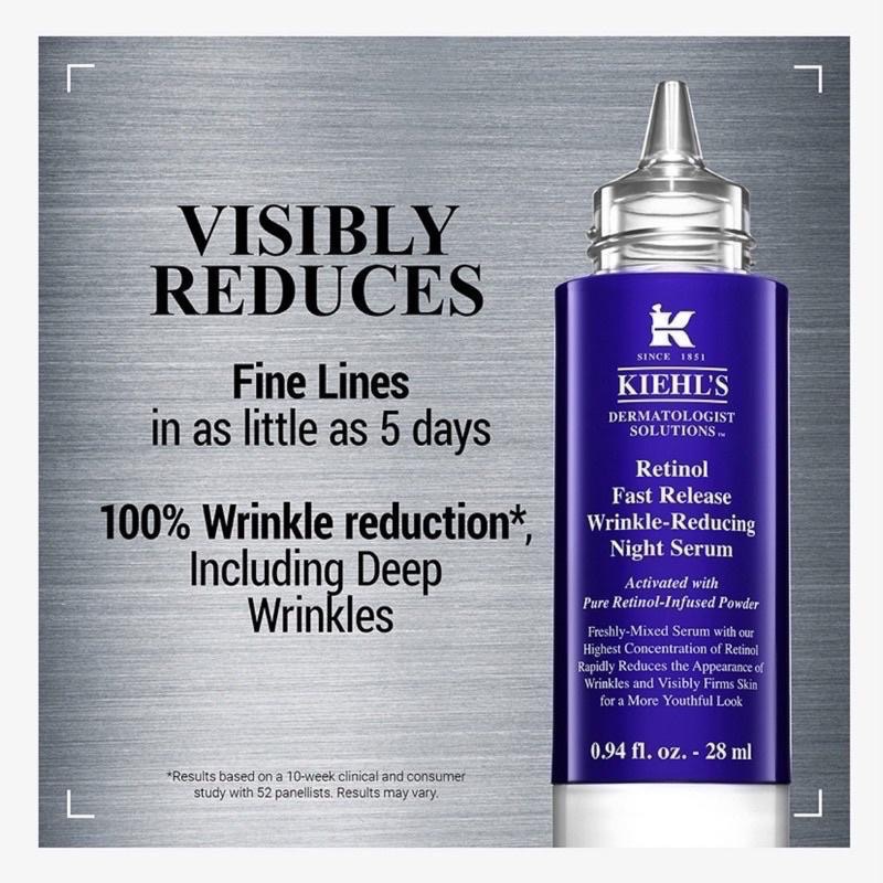 英國代購現貨 Kiehls 0.3 A醇活性精華新生瞬效28ml retinol night kiehl’s契爾氏-細節圖4