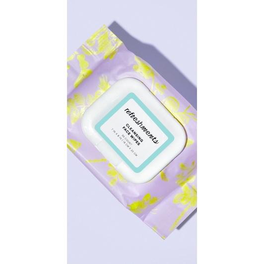 現貨美國 🇺🇸refreshments 卸妝濕巾卸妝棉Cleansing Face Wipes 30入100%可生物降解-細節圖3