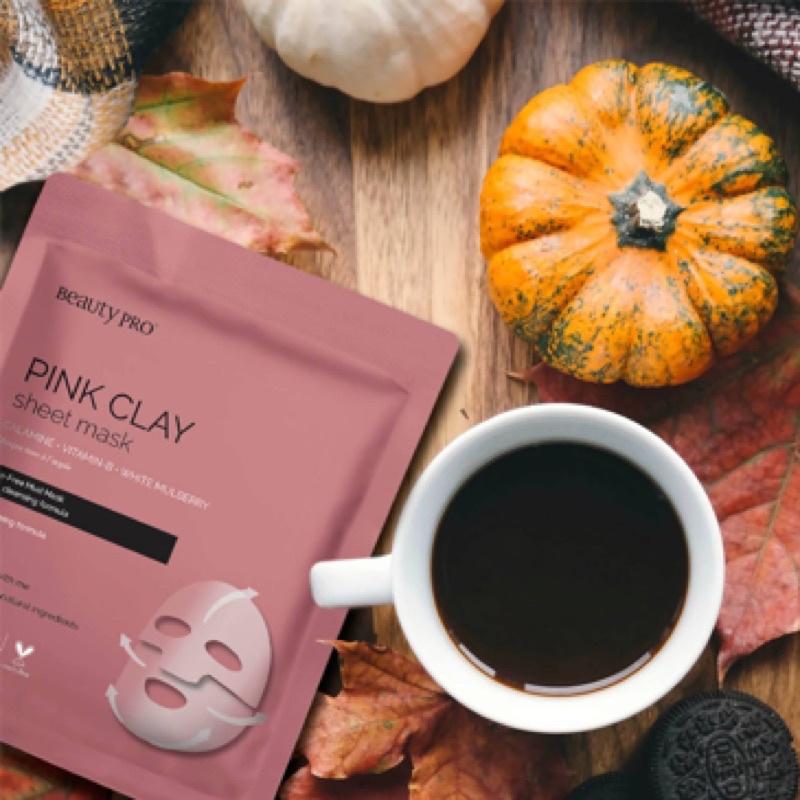 現貨英國🇬🇧BeautyPro 3D 拉提黏土面膜兩片式 收斂深層清潔pink clay-細節圖2