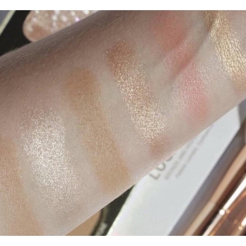 美國現貨true + luscious lucky glow bronze palette多功能盤眼影腮紅陰影打亮修容盤-細節圖6