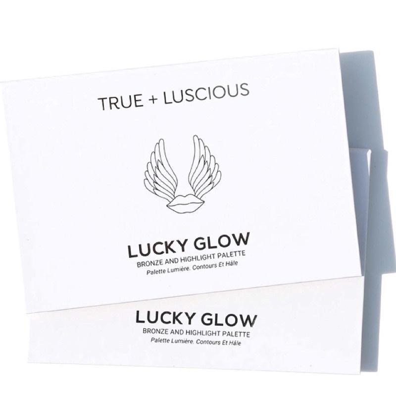 美國現貨true + luscious lucky glow bronze palette多功能盤眼影腮紅陰影打亮修容盤-細節圖8