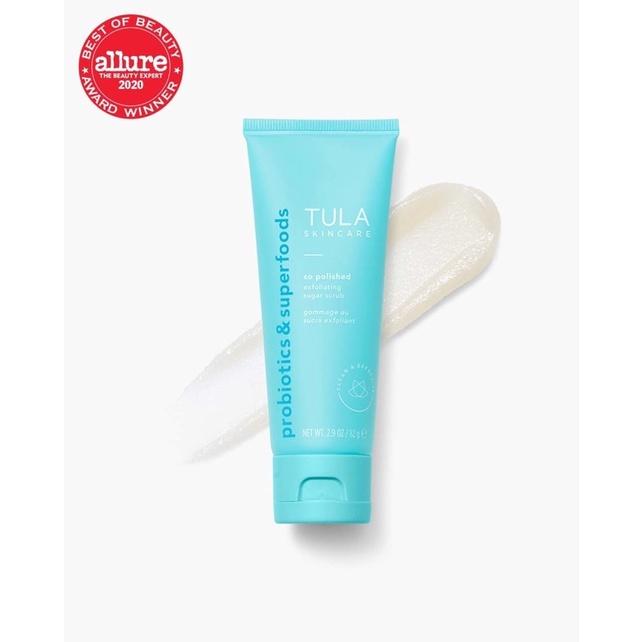美國Tula 深層清潔去角質去黑頭面部臉部磨砂膏so polished so poreless scrub-細節圖2