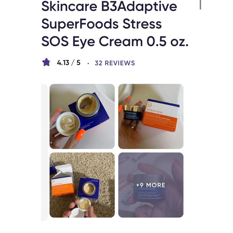 現貨美國🇺🇸Dr Dennis gross護膚博士B3 Adaptive SuperFoods SOS強效奢華褪浮腫眼霜-細節圖5