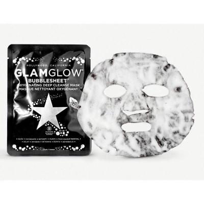 酷酷的面膜現貨 美國GLAMGLOW 3D 炭黑活氧泡泡淨化面膜 片狀深層清潔