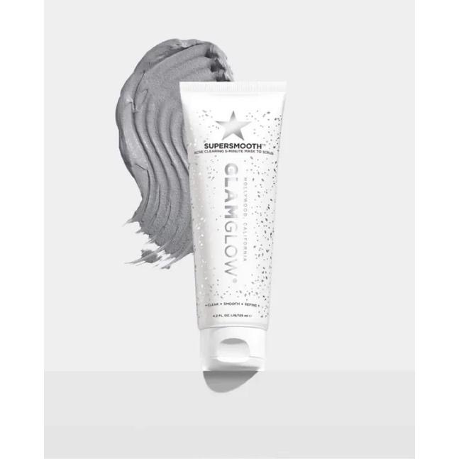 美國代購現貨Glamglow SuperSmooth 高嶺土深層清潔祛痘 磨砂5 分鐘面膜去角質二合一兩用潔面乳洗面乳-細節圖4