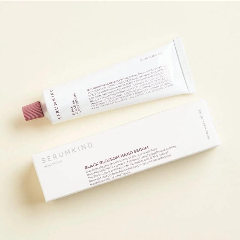美國代購現貨柔軟滋潤保濕手部精華SERUMKIND Black Blossom 鬱金香護手霜手部龜裂-細節圖5