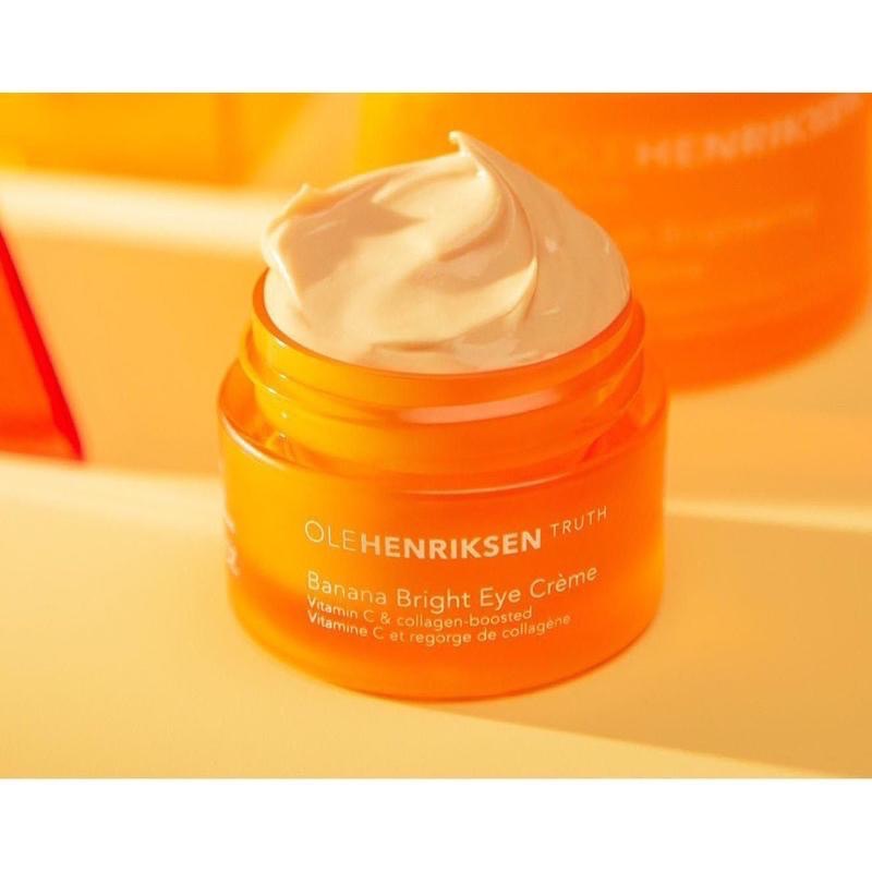 美國代購預購OLEHENRIKSEN 維生素C香蕉亮白眼霜眼部保養VC保濕Banana Bright Eye Crème-細節圖4