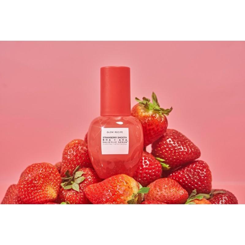 英國代購現貨Glow Recipe Strawberry Smooth BHA+AHA 草莓水楊酸精華 30ml-細節圖5
