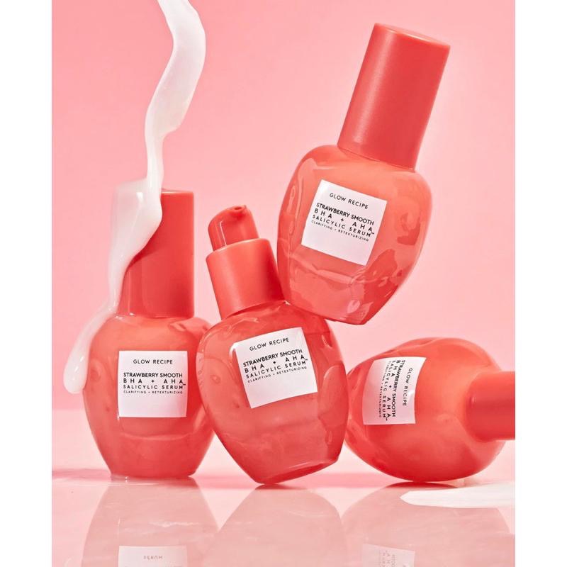 英國代購現貨Glow Recipe Strawberry Smooth BHA+AHA 草莓水楊酸精華 30ml-細節圖7