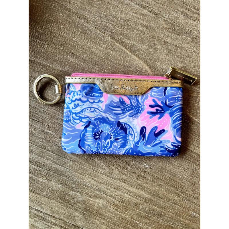 美國代購現貨Lilly Pulitzer  印花證件夾錢包拉鍊鑰匙扣錢包卡片證件盒-細節圖3