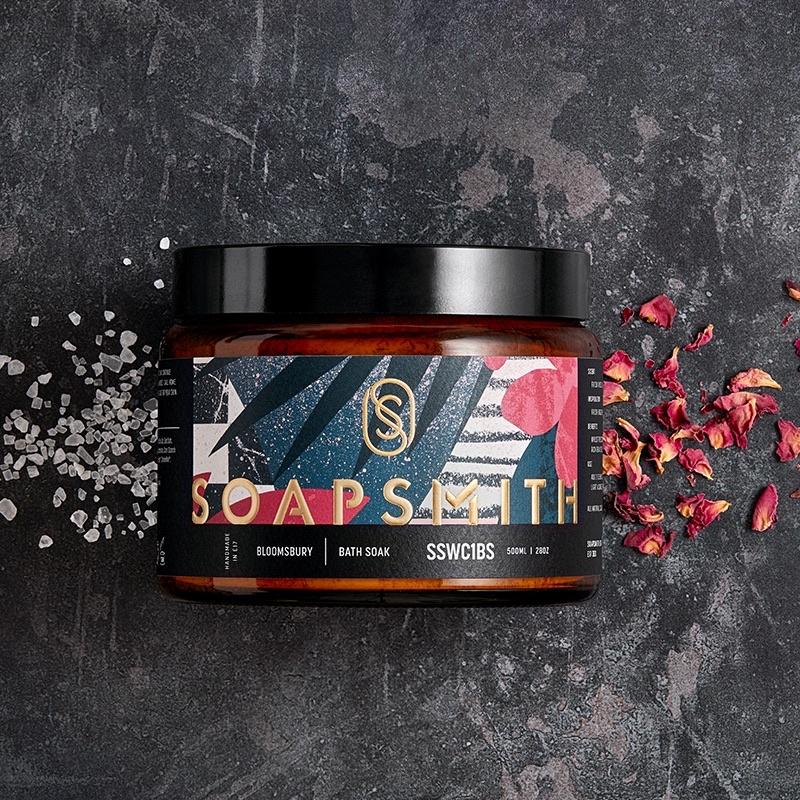 現貨英國soapsmith手工天然沐浴鹽BLOOMSBURY BATH SOAK泡澡洗澡浴鹽-細節圖2